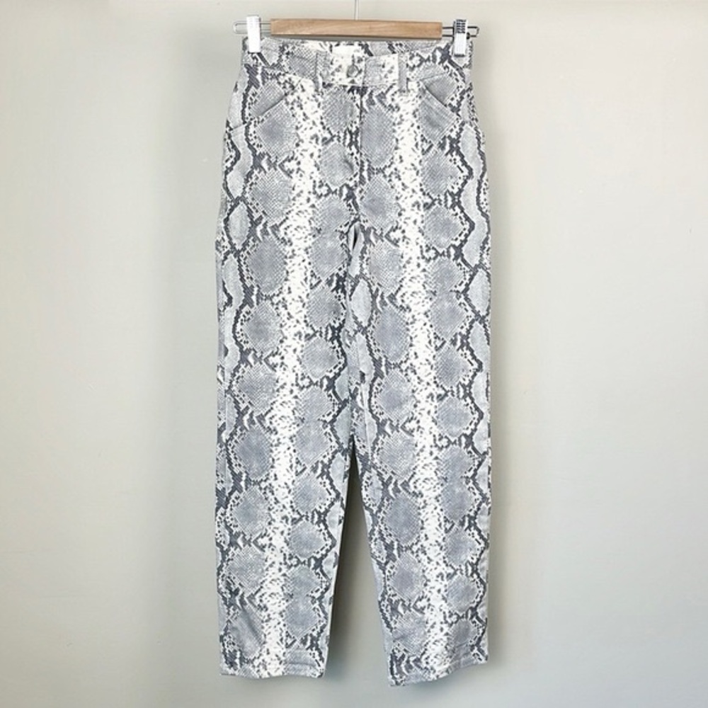 Aritzia Wilfred Snakeskin Print Kelsey Pants